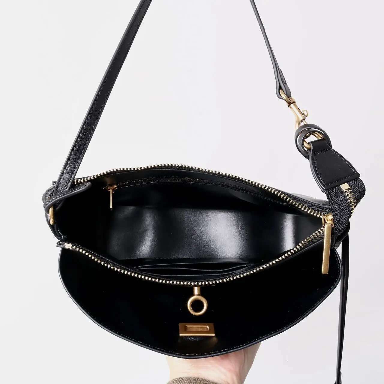 Genuine Leather Underarm 2025 New Design Women's Head Layer Cowhide Crossbody Free Initials Handbag Shoulder Bag