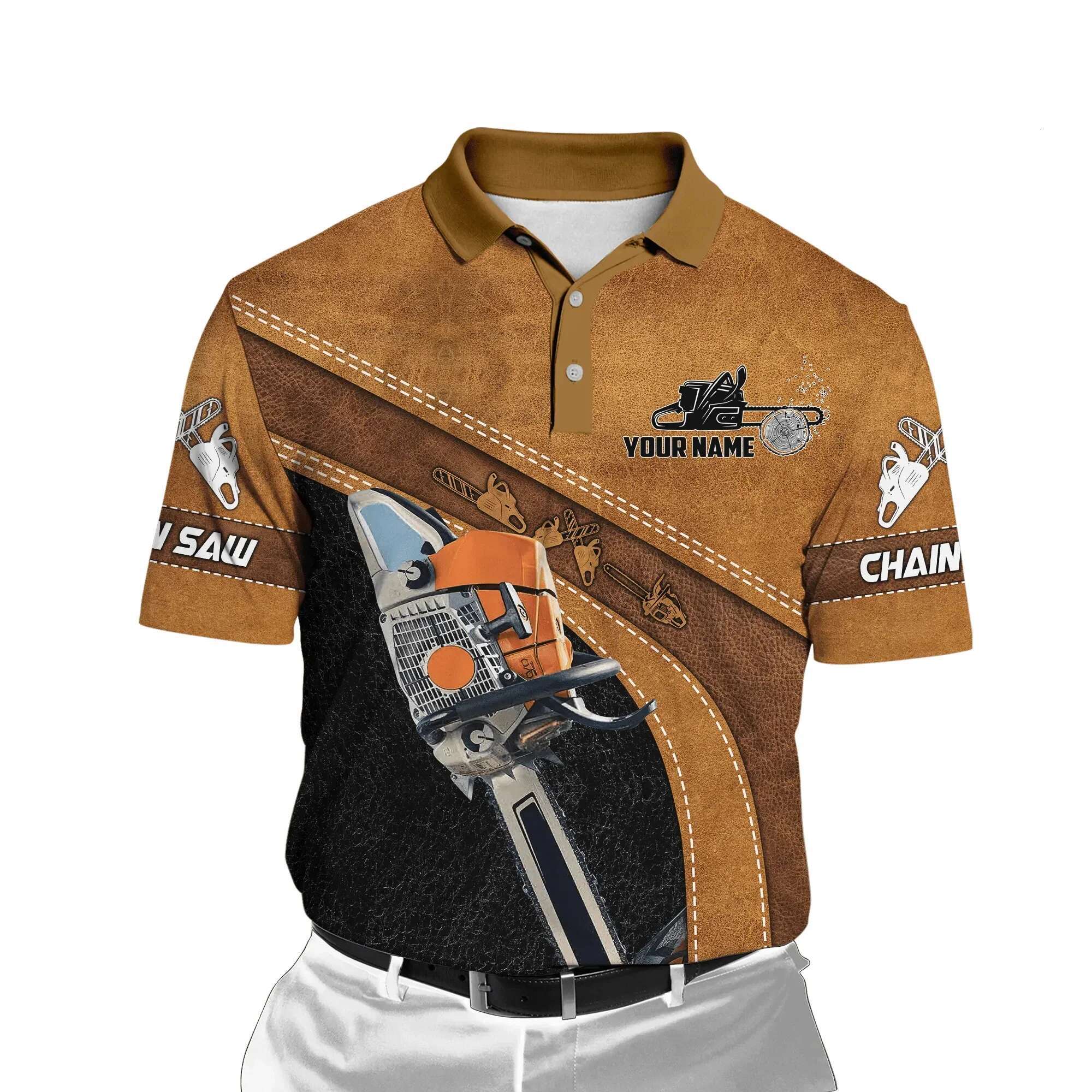 Customized name 3D All Over Printed Fashion Polo Shirt Men Women Short Sleeve Summer T-shirt Gift For Arborist POP04