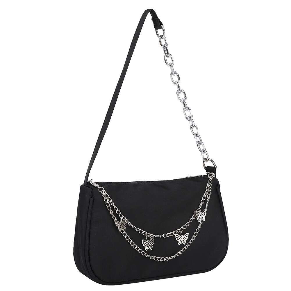 Fashion Women Casual Butterfly Chain Small Shoulder Underarm Bag Handbags Purse