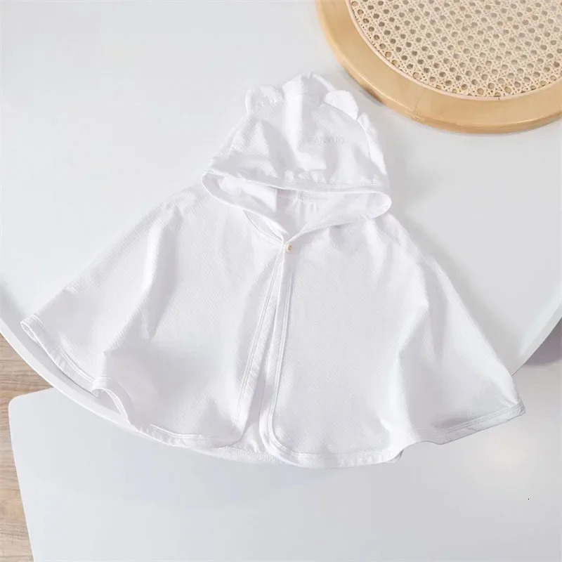 Baby hooded sun protection suit summer outdoor mosquito proof childrens Cape Town jacket breathable boy and girl sleeping thin 250325z