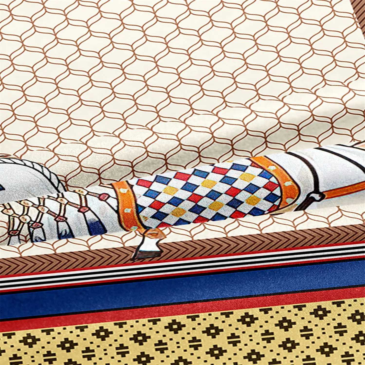 Duvet Set 3 Pieces Soft Microfiber Bedding with Zipper Luxury 3D Printed Quilt Cover - Designer H251104 W260302