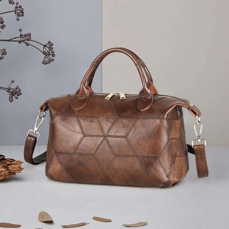 Cobbler Legend Top Handle Handbag Women Retro Cow Leather Sg Bags Detachable Shoulder Strap