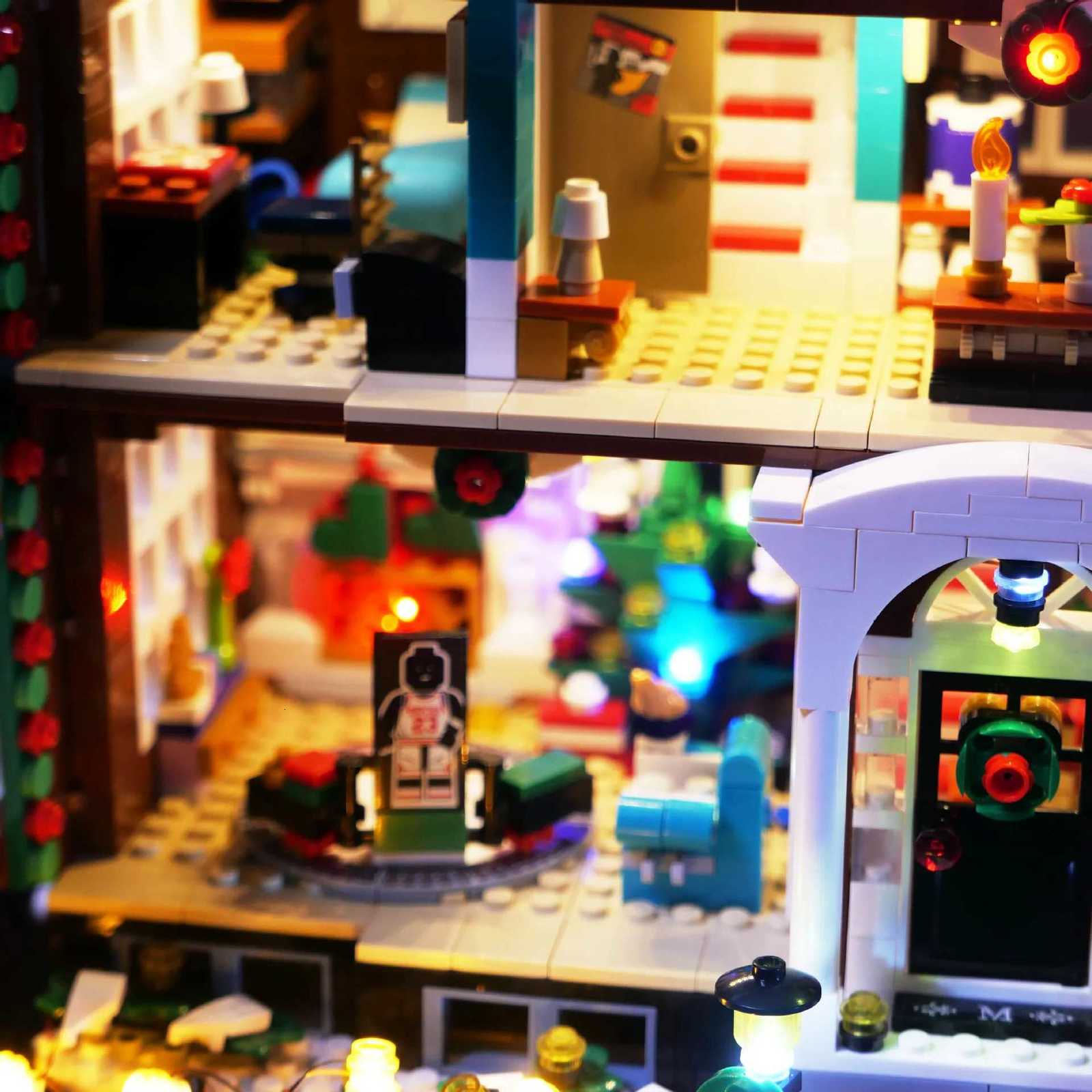 LED Lighting Kit Compatible with 21330 Home Alone House Building Blocks Model Remote Control Lamp Accessories Lights Only K251103