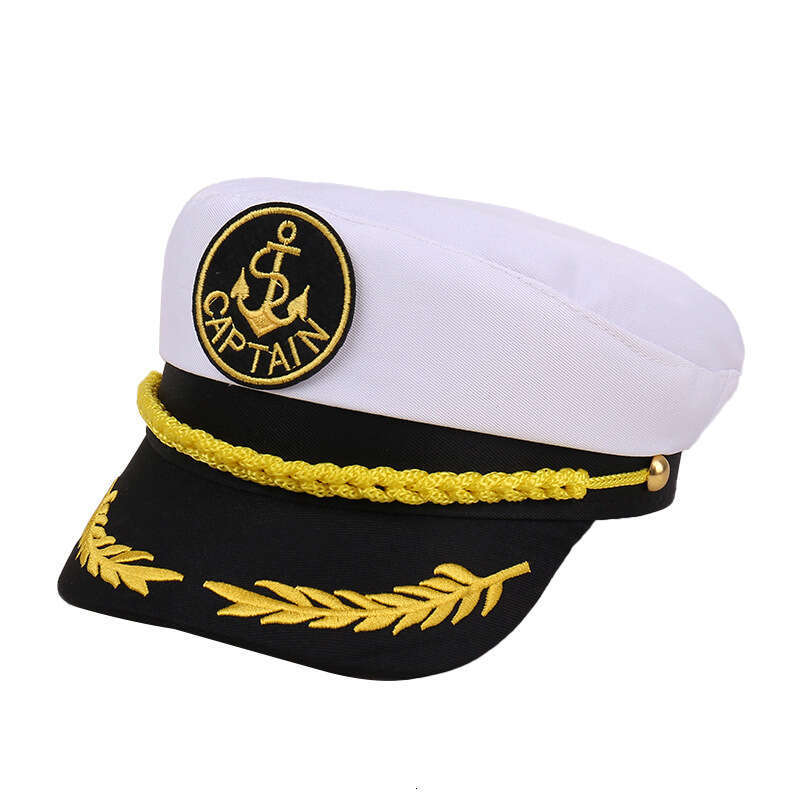 Halloween Carnival cosplay professional hat headband, navy captain sailor hat, children's stage party, police hat