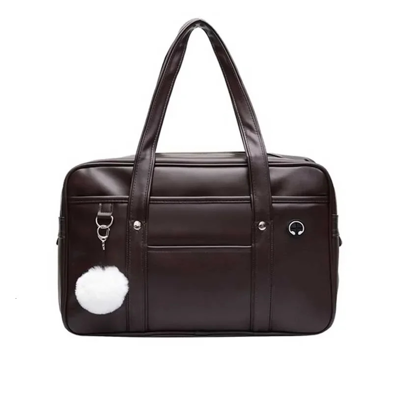 Japanese Casual PU Shoulder Bag Junior High School Students Handbag Anime Uniform Tote Bags for Women Bolsos 251030