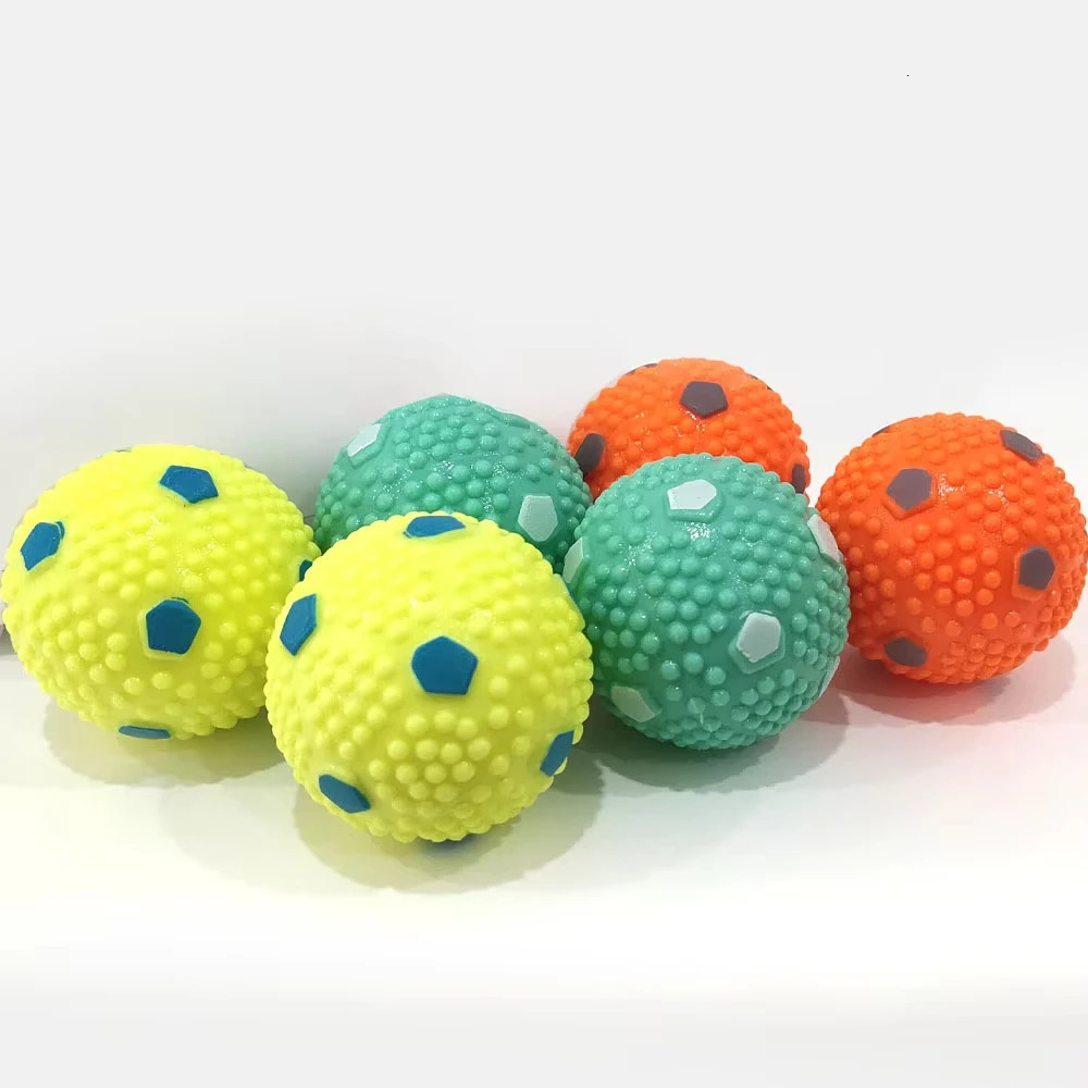 12 pieces of tennis starter elastic balls suitable for small and medium-sized dogs playing with Fetch latex balls 2-inch dog toys portable tennis thro