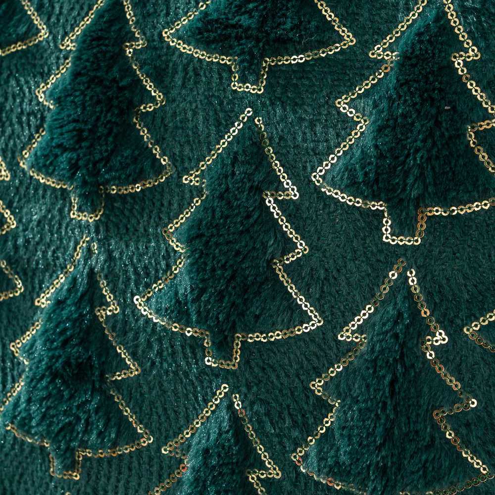 Christmas Lights Embroidery Pillow Cover American Retro Living Room Sofa Pillow Cushion Christmas Atmosphere Home Decoration Y251105