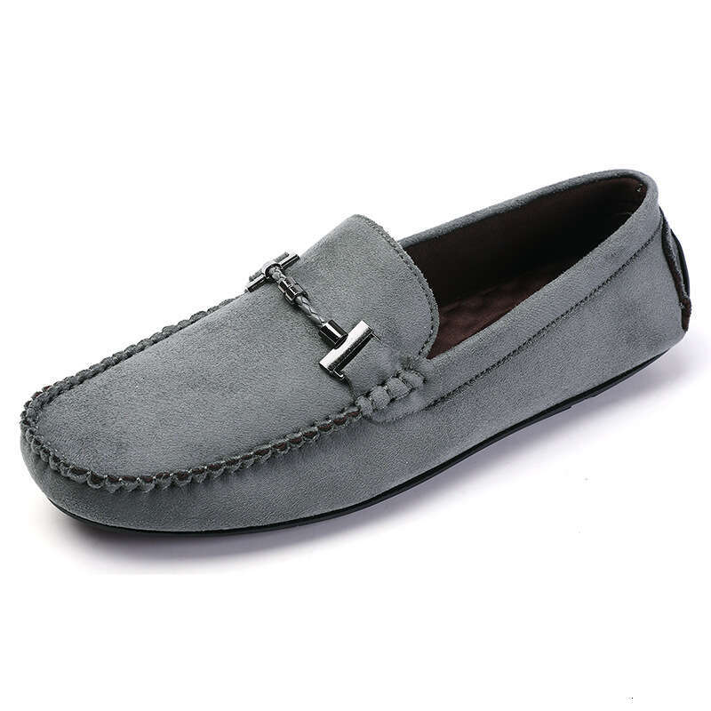 Large size men's 2023 seasonal new trend, simple fitting leggings, bean outdoor leisure driving shoes, trendy shoes