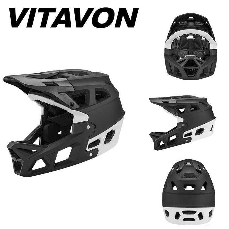 LIXADA Full Face Mountain Bike Helmet Adult Racing Downhill MTB Helmet for Mountain Bike Cool Bicycle Helmet Mtb Accessories J251105