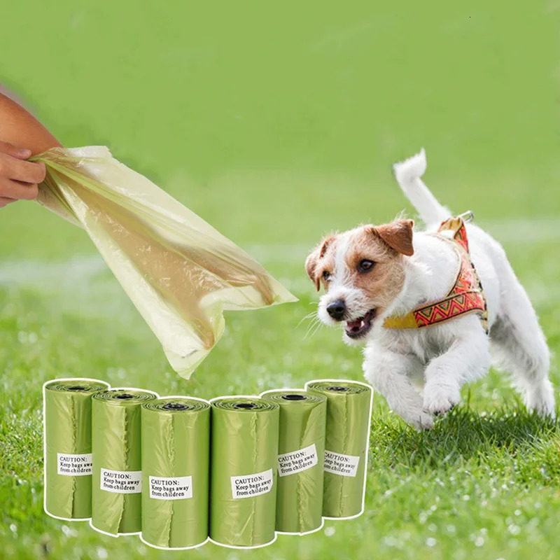 300 Count Dog Poop Bag Biodegradable Dog Poop Bag Environmental Protection Pet Garbage Bag Pink Cleaning Filling Roll Pet Poop Bag 250403