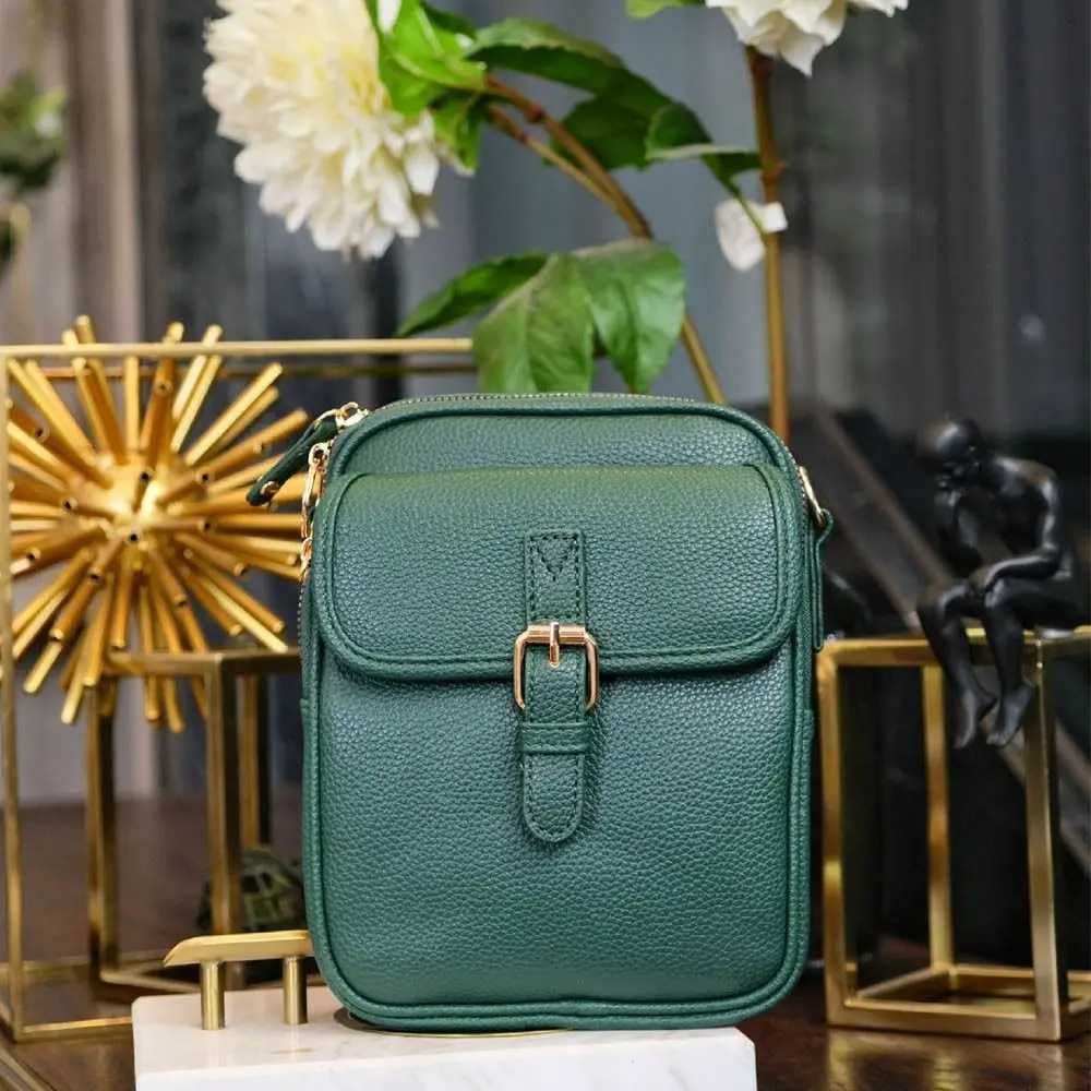 Leather Women Messenger Bag Large Capacity with Adjustable Removable Strap PU Shoulder Bag Anti-theft Solid ColorXJ251105