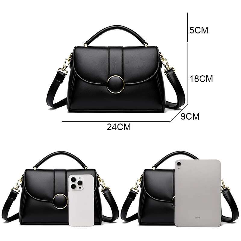 2025 Fashion Solid Color Women Crossbody Female Shoulder Designer New Handbag Ladies Tote Sac A Main Feminina
