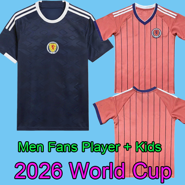 2026 World Cup scotland football shirt Soccer Jerseys ROBERTSON McTominay McGREGOR SHANKLAND MCGREGOR Homemaillot goalkeeper men kids kit Training
