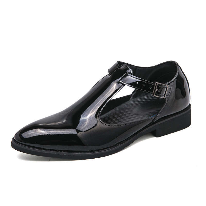 Large size men's with foreskin, sizes 38-46, trendy pointed casual shoes, formal business leather sandals