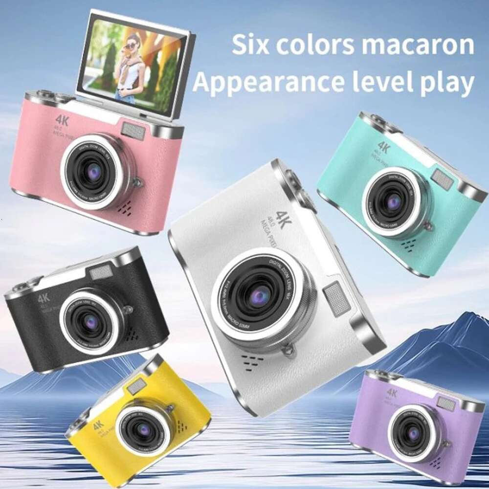 4K Digital 48MP Autofocus Vlogging 2.4inches Flip the screen 180 ° for Kid Travel Selfie Camera