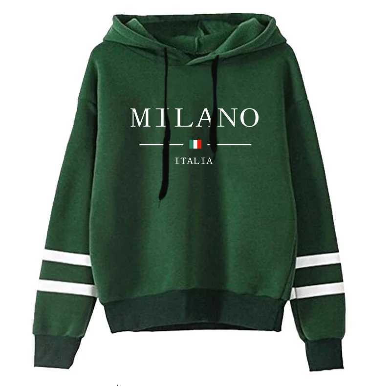 Hoodies Womens Sweatshirts Hot Sales Printing Daily Versatile Pullovers Stripe Jogging Sports Clothing Casual Woman Hooded TopsT251105