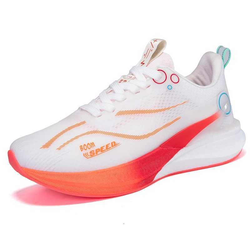 2025 New Men Running Shoes Carbon Board Marathon Shoes Wen Shock Absorption tra-Light Rebound Sports Shoes Y251104