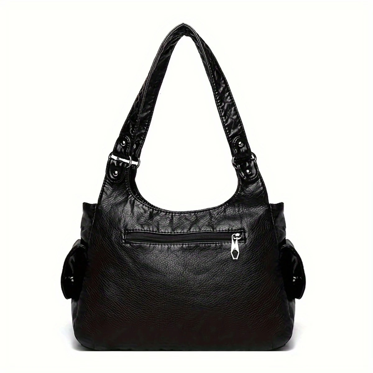 Street fashion trend soft leather ladies tote bag European style large capacity shoulder bag niche n simple handbag 251031