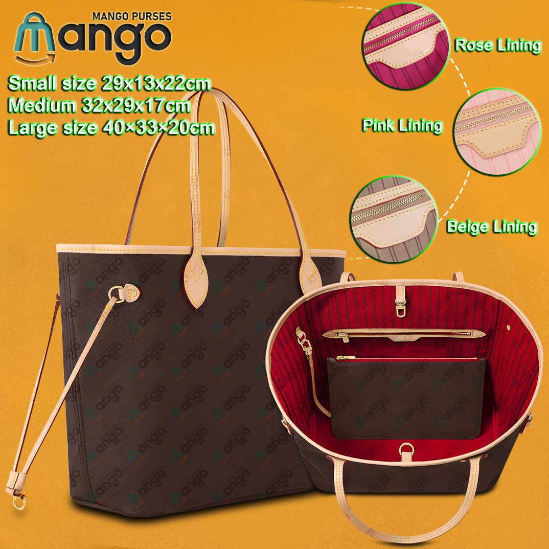 Women Totes Bags Genuine Leather Handbags Pruses Travel Shopping Bag serial number date code designer bags mangpurses mango89711