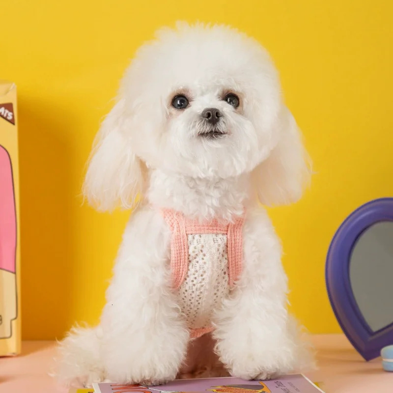 Pet Dog Suspenders Summer Dog Cooling Vest Bowknot Dog T-Shirt Puppy Clothes Cat Vests Chihuahua Bichon Girls Dog Costume 2025 250402