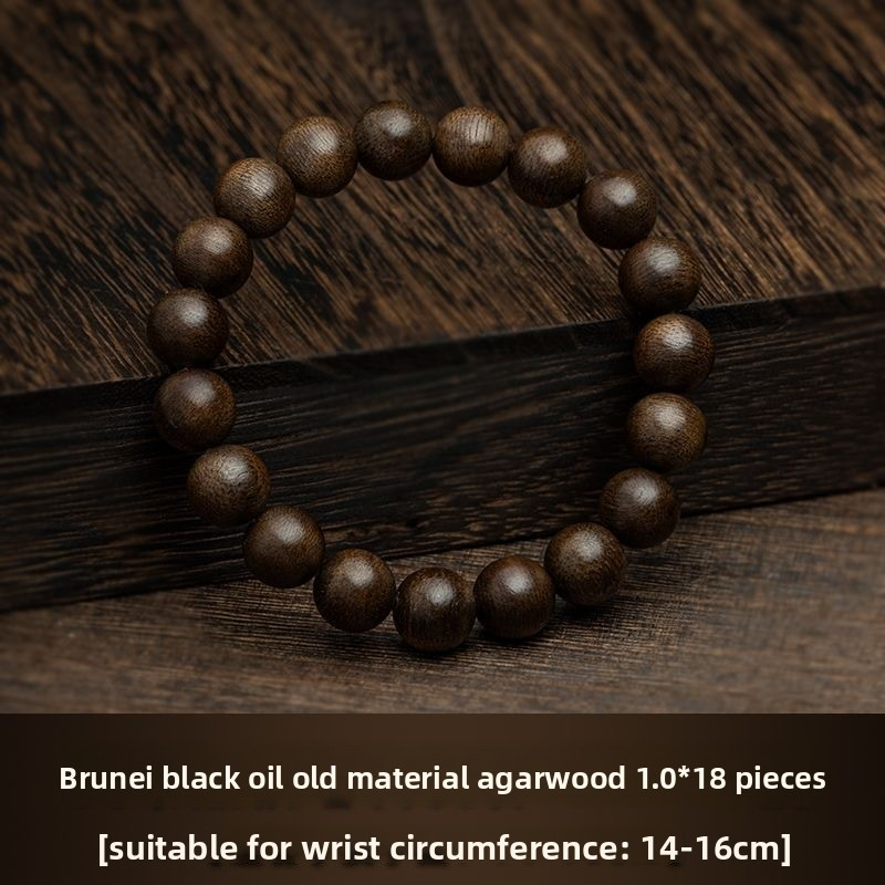 Jewelry Agarwood bracelets emit a natural fragrance A piece of natural wood jewelry Handcrafted Shields against negative energy Promotes spiritual pur