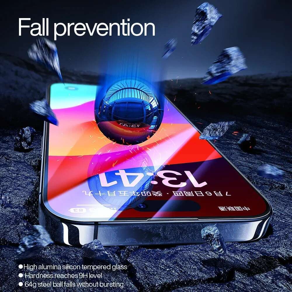 SmartDevil Full Cover Tempered Glass 16 16Pro Screen Protector for iPhone 15Pro 15 Pro Max HD Anti-blue Light