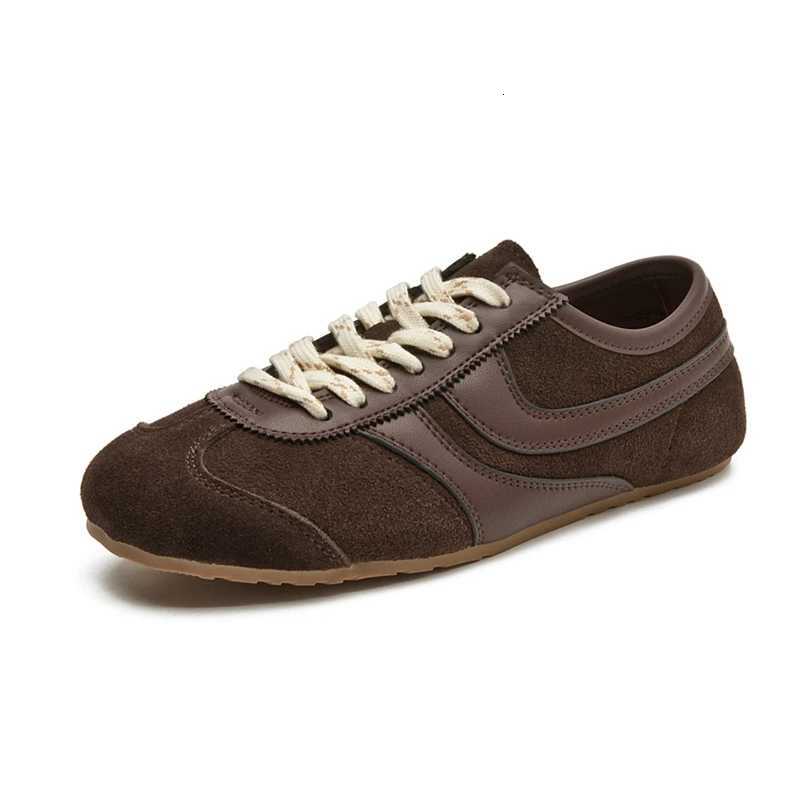 German Training Shoes Wen 2025 New Genuine Leather Wen Sneakers Flat Lace-up Large Size Forr Gump Shoes Wen Y251105