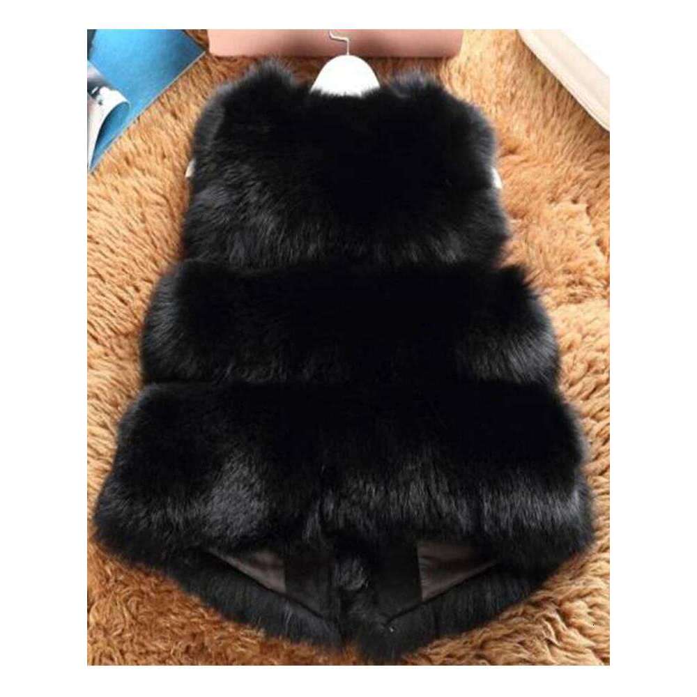 ZADORIN 3Xl Autumn Winter Thick Warm Faux Fox Vest Women High Quality Fashion V-Neck Short Coat Female Fur Waistcoat