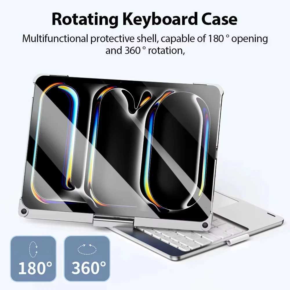 New Magic Keyboard For iPad 11th Generation 2025 A16 Keyboard Case For iPad Air 7 11 13 inch 2025 M3 360 Degree Flip Backlit H251105