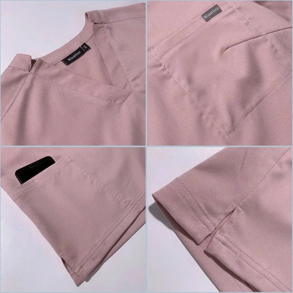 Wholesale Operating Room Uniform Scrubs Hospital Working Scrubs Set Supplies Nurse Dental Surgery Suit Workwear 251104