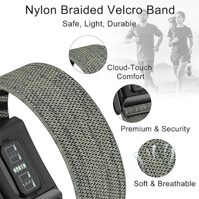 Nylon Sport Band Compatible with Whoop Band 40/50 Strap Men Women with Bumper Case Breathable Nylon Adjustable Waterproof 251104