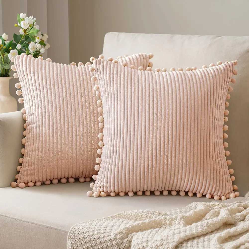 1pc Sequin Cushion Cover Shiny Wedding DecorationPillow Covers Luxury Gold Leather Stripe Throw Pillow Cover Living Room Bedroom Y251105