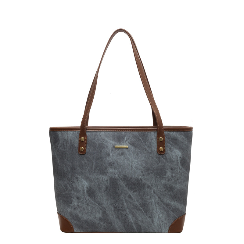 Free shipping to work commute large capacity women's new autumn and winter fashion Tote simple shoulder bag 2025