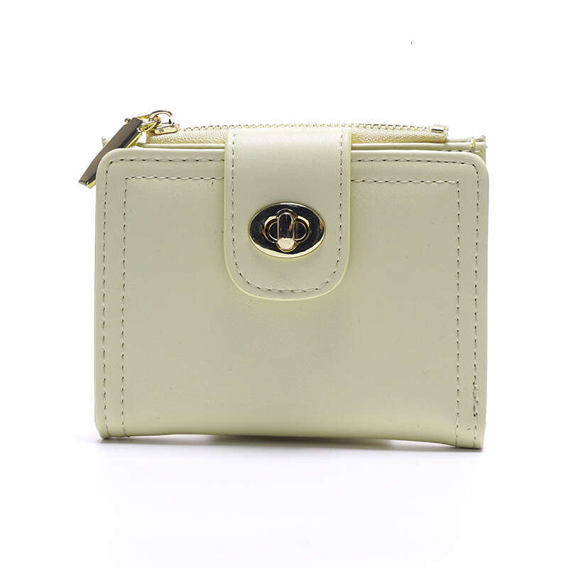 Japanese Style Student Simple Short PU Women's Wholesale Wallet Zipper Multi-Function ID Fashion Coin Purse