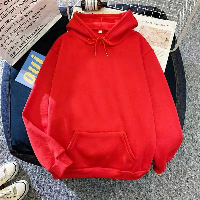 New Hip Hop Street Casual Female Solid Color Hoodies Fashion Hoodie Oversize Loose New Sweatshirts Autumn Warm Fleece ClothingT251105