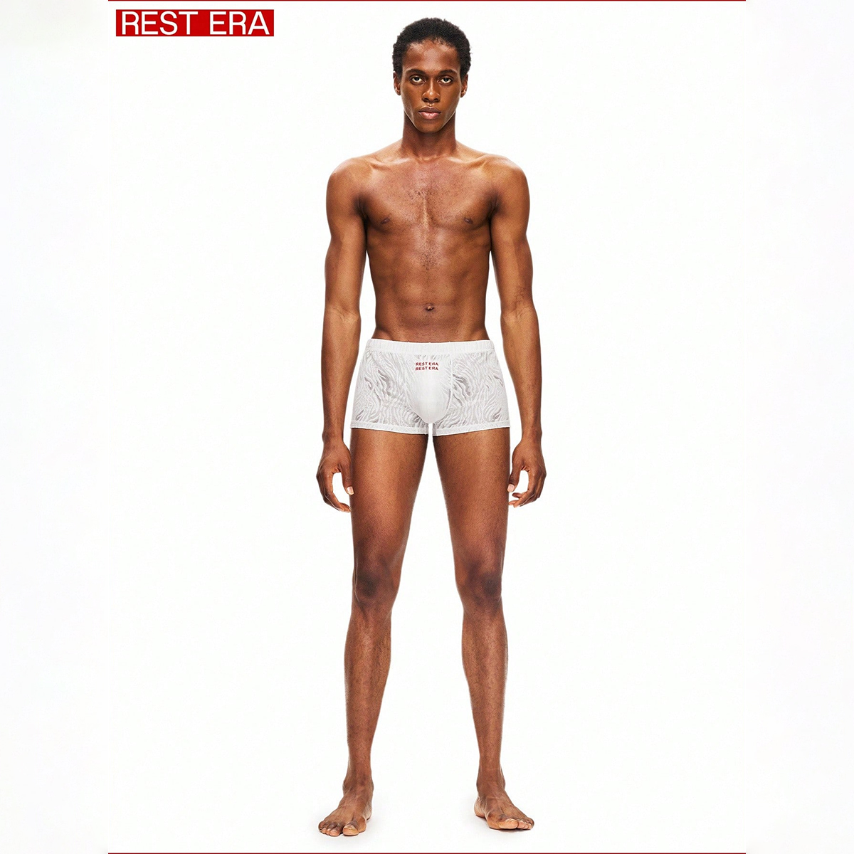 Men's Underwear-Men's Mesh Lace Boxer Shorts - Lightweight Breathable Skin-Friendly Loose Casual Shorts-250102