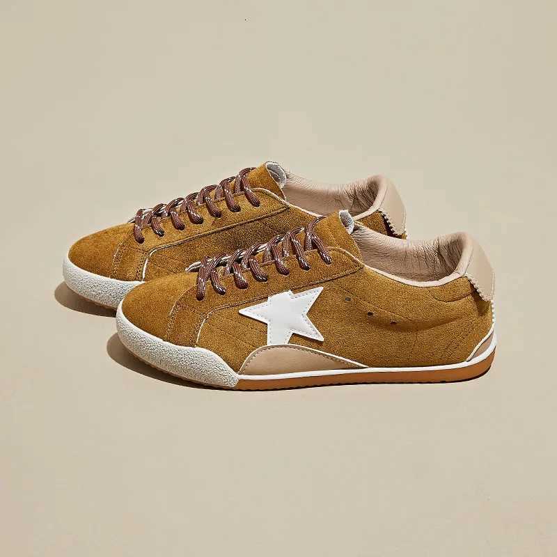 New Shoes for Wen Casual Sport Shoes Girl Fion Pointed Toe Flat Shoes Lace-up Sneaker Y251105