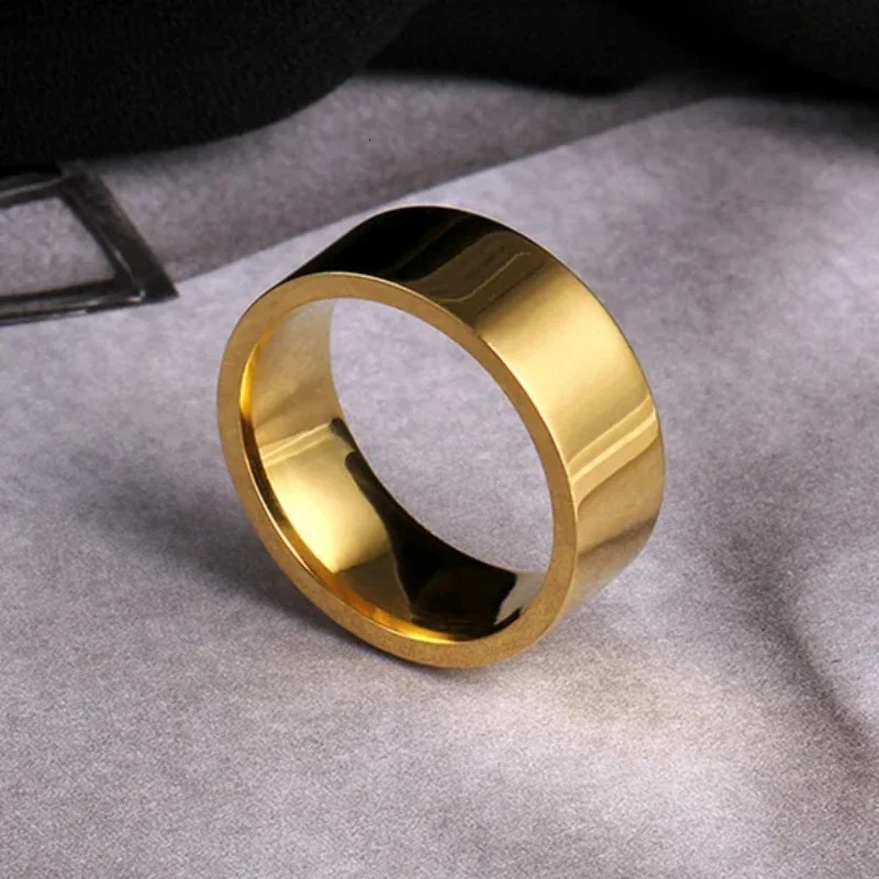MYYA 310mm Gold Color Stainless Steel Rings For Men and Woman Wholesale 251031