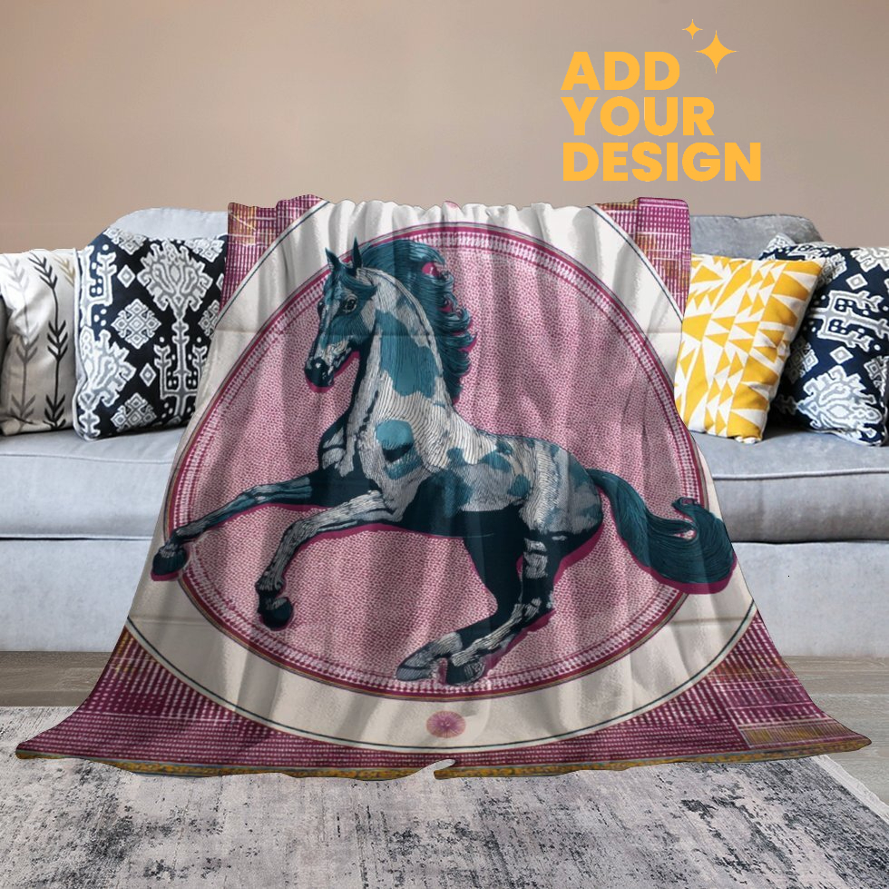 Custom H Designer Horse blanket blanket throw cashmere vibration blanket copert Home Travel Throw Summer Air Conditioner Beach home bedding blankets t