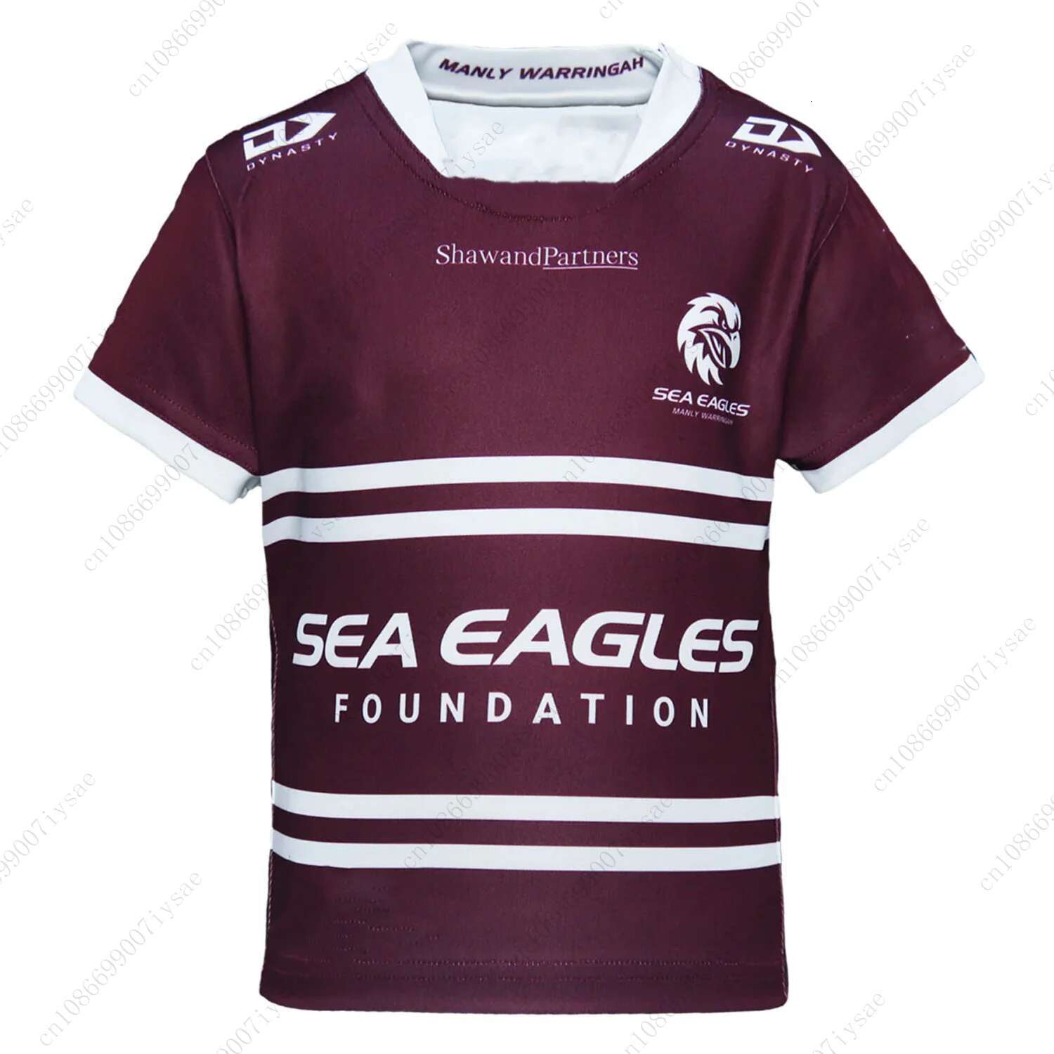 Sea Eagles Team 24 Arrival Man Rugby Summer Fathion Breathable New Training Jersey Football Oversized For Adult&Kid