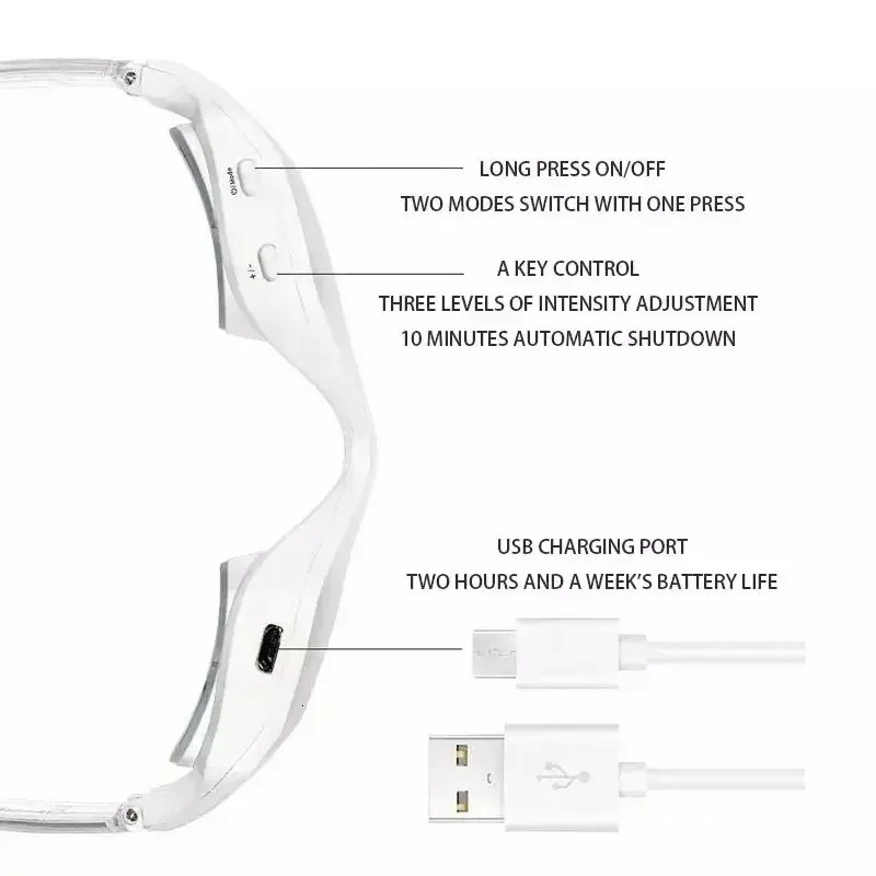 Eye Massager Relieves Eye Fatigue Eyes Massage Glasses Eye Fatigue Relief Massager 250328