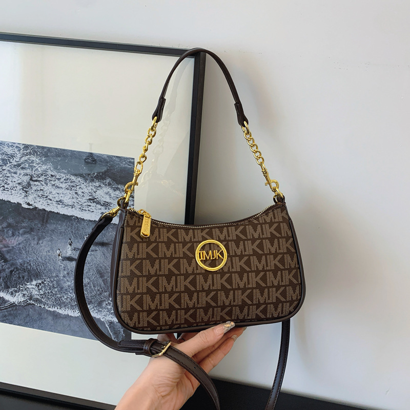 Free shipping popular bag women's new high-grade underarm bag Fashion shoulder chain small square bag 2025