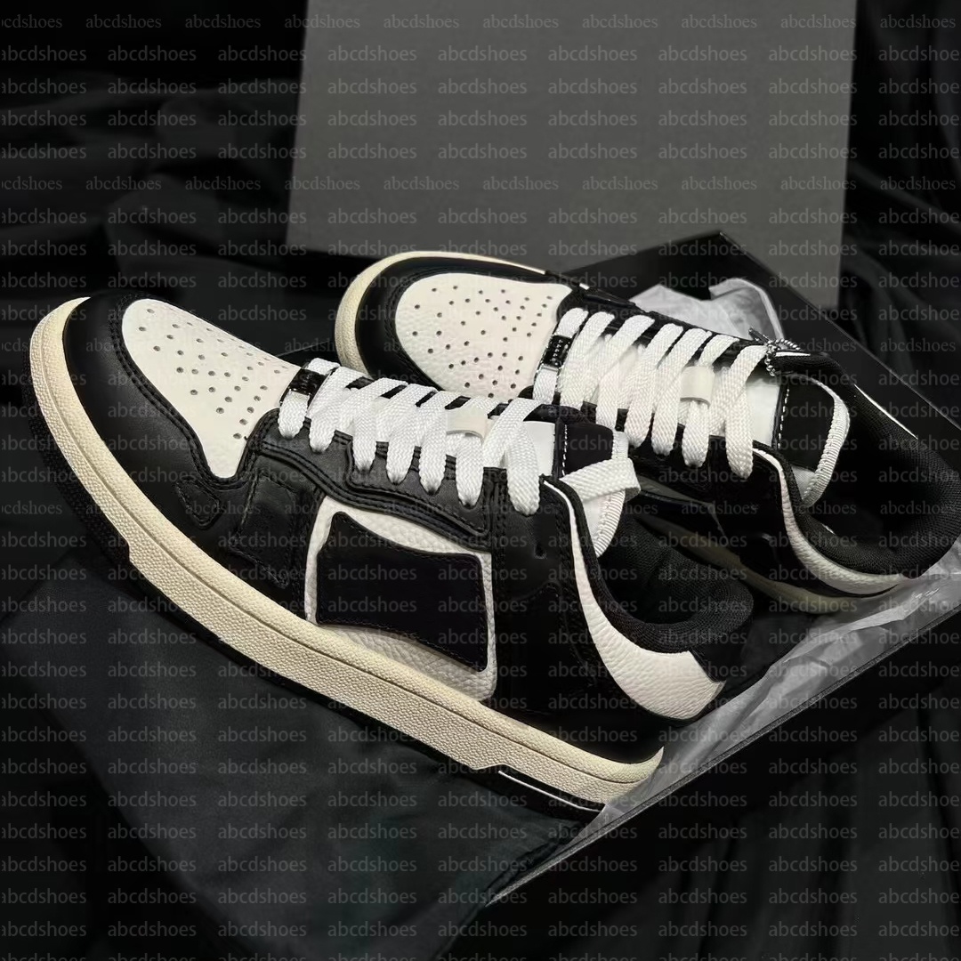 Designer Casual Low Shoes Bone Leather Sneakers Skeleton Blue Red White Black Green Gray Men Women Outdoor Training Shoes Skelet Bones Trainers Skel-top Casual Shoes