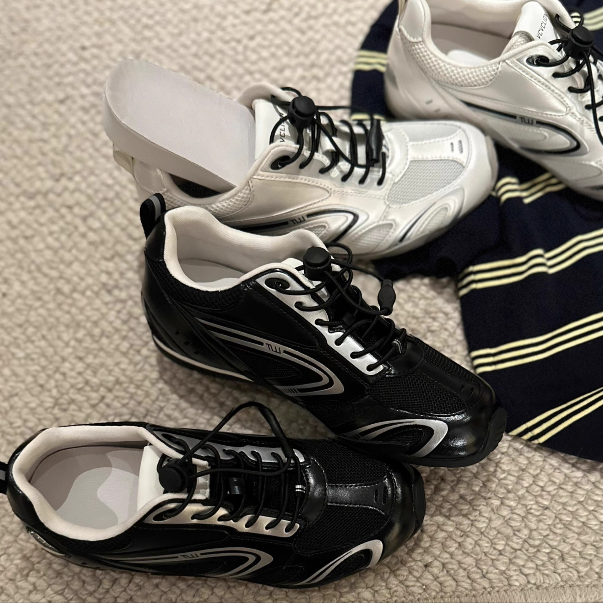 Thick-soled inner increase in German training shoes women's retro versatile mesh breathable sports leisure Forrest Gump shoes 2025