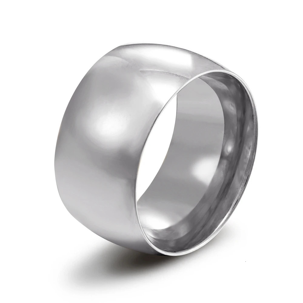 TYO Fashion Round Charm Jewelry Stainless Steel Ring For Women Men Couple Punk Finger Ring Wedding Party Birthday Gift Wholesale 251031