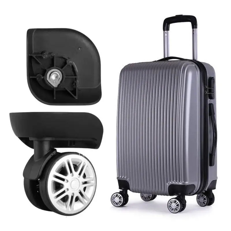 2Pcs Silent Luggage Wheels Replacement Wheels Suitcase Wheels Luggage Spinner Caster Box Trolley Accessories For Suitcases 251031