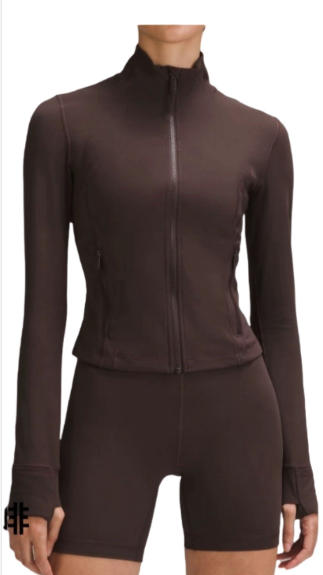 Yoga Cropped DF Jacket Tailored style Outfit Zip up Activewear Slim Fit Zip Thumb Hole Running Workout Fitness Jackets high-end S-XXXL