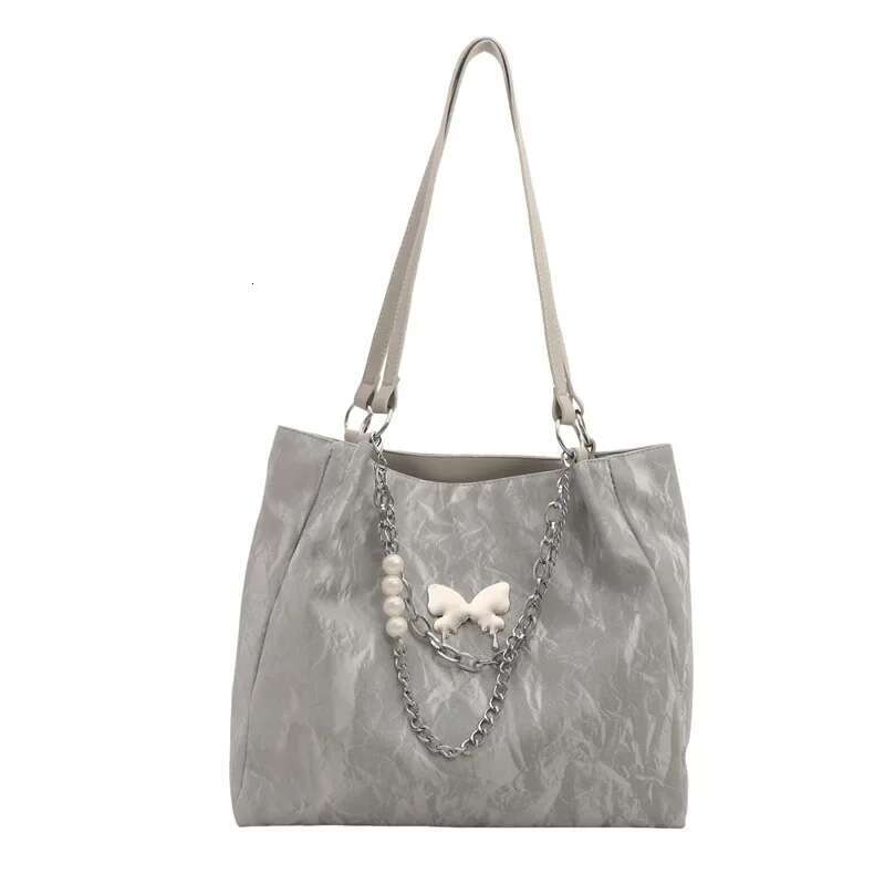 Commuter Large-Capacity 2024 New Summer Sier Women's Tote College Student Class Shoulder Bag