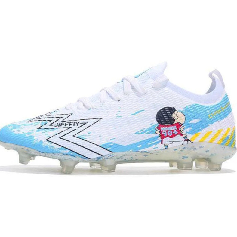 Jifffly Crayon Shin-chan Collaborative Shoes 2025 New AG Long Spike Student Professional Training Sneakers
