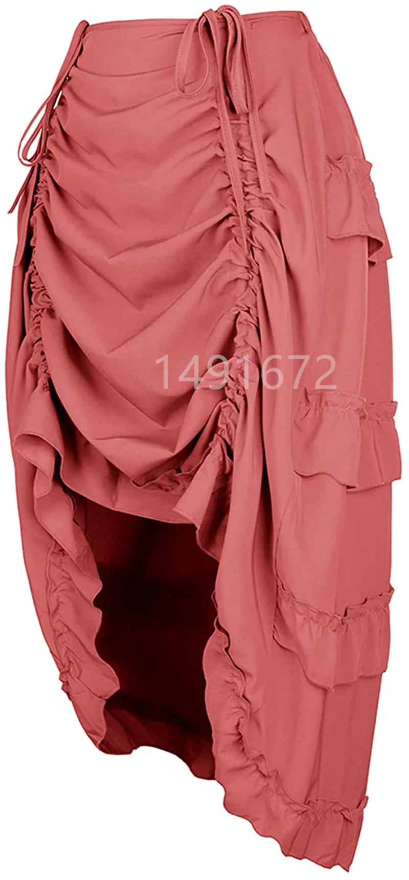 Womens skiing fashion sexy ultrathin long low waist pleated tight corset with steampunk gothic punk retro plus size 250324